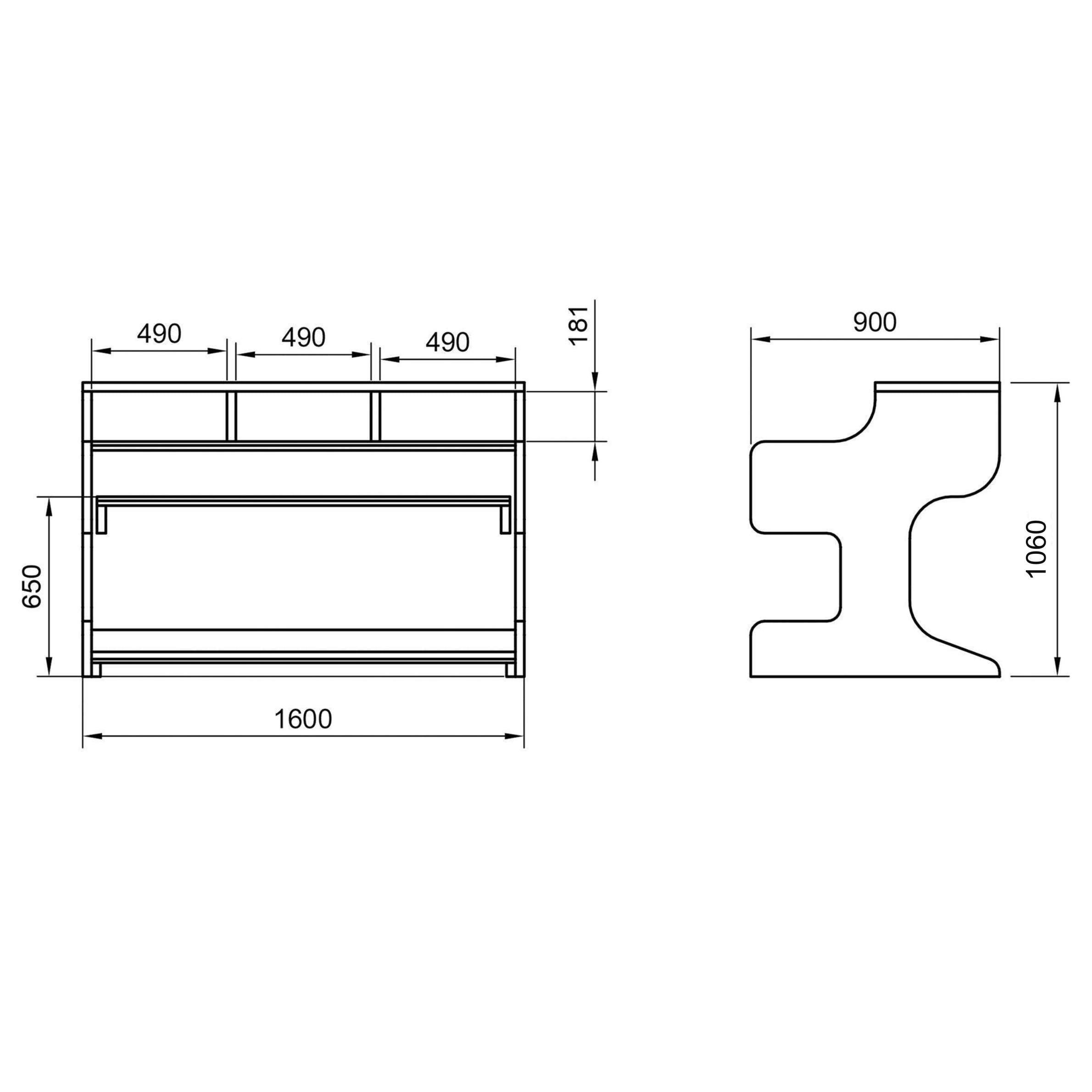 LUNA : bureau de studio de musicien récupéré/poste de travail à 3 niveaux avec support de moniteur, plateau de clavier et espaces pour l'électronique