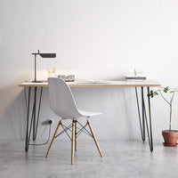 Scandinavian Style Birch Ply Formica Desk - RizAndMicaMake