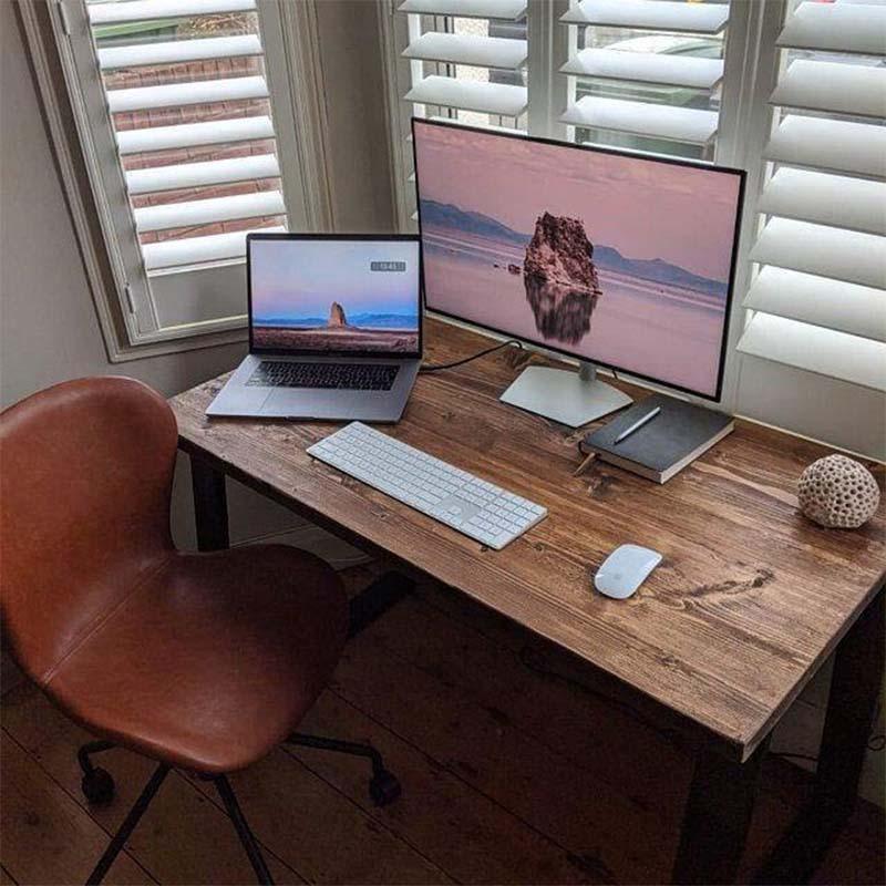 Trapezium Desk - RizAndMicaMake