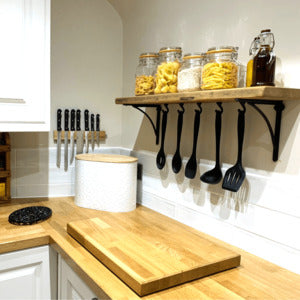 RizAndMicaMake Kitchen Shelf